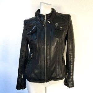 Michael Kors Moto Leather Jacket